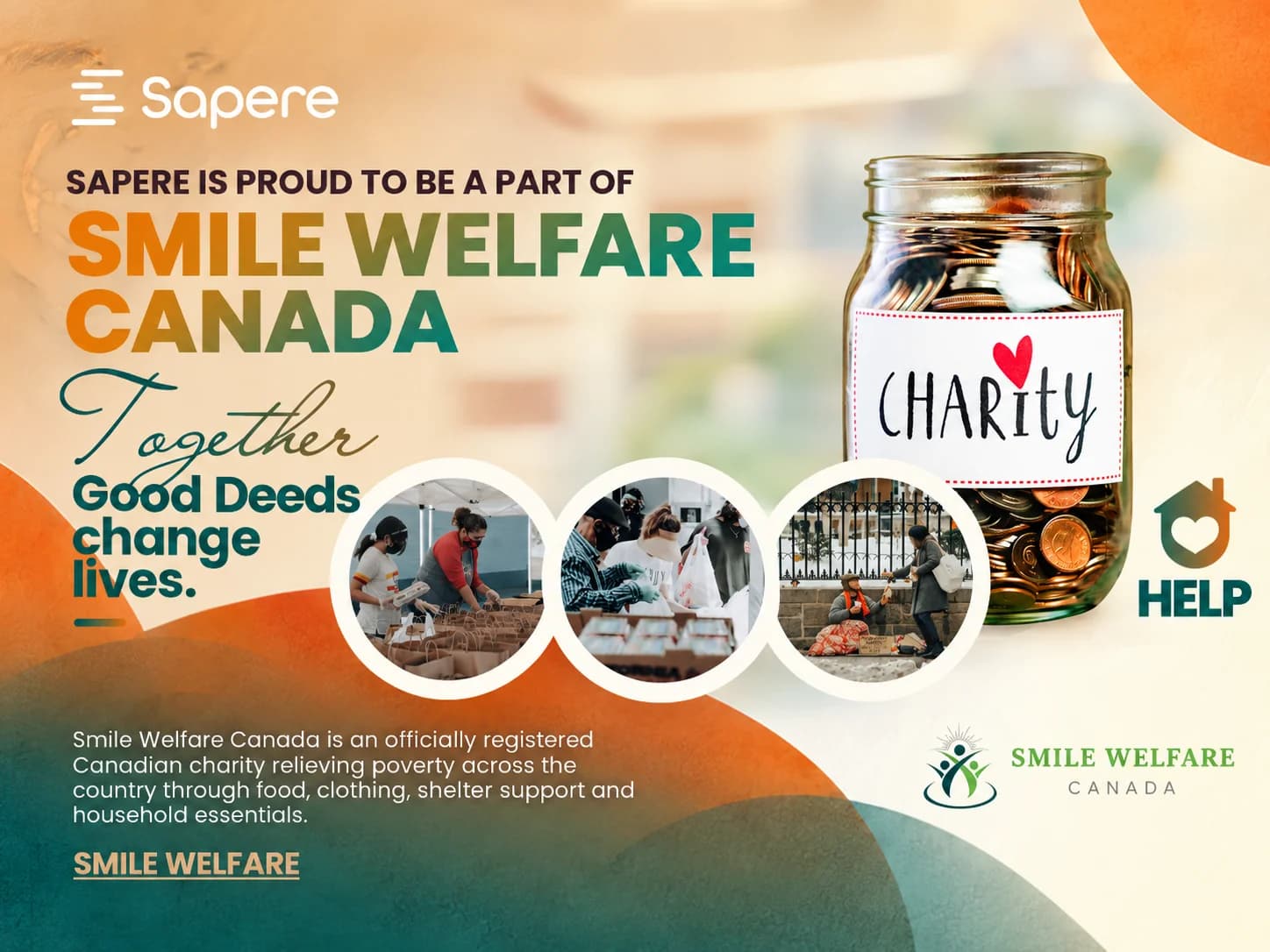 Sapere Partners with Smile Welfare Canada, a Registered Canadian Charity